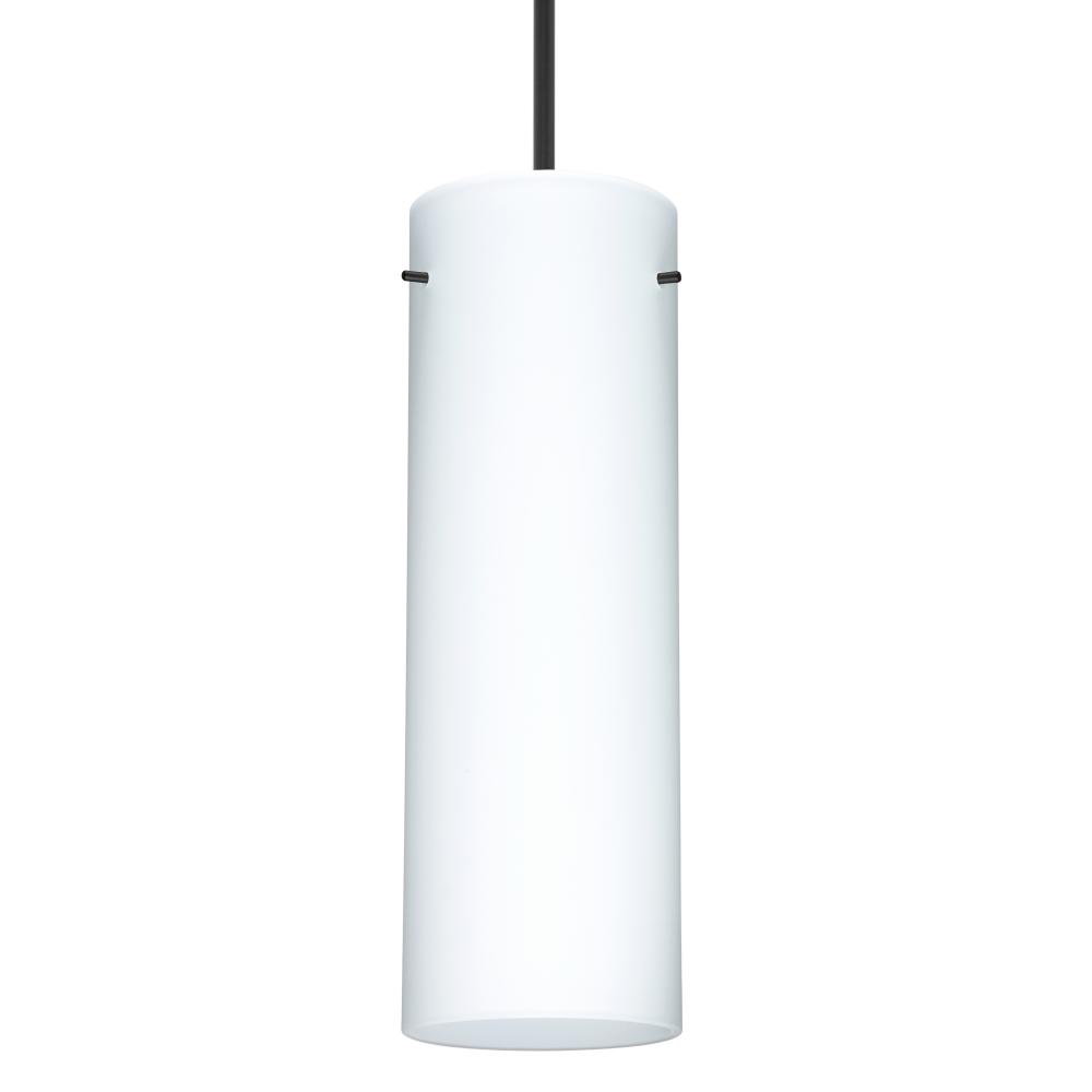 Besa Copa Pendant, Opal Matte, Black, 1x50W Halogen, 15Ft. Cord