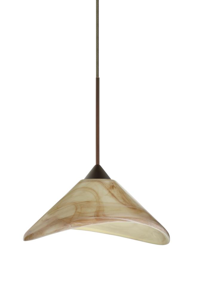 Besa Pendant For Multport Canopy Hoppi Bronze Mocha 1x3W LED