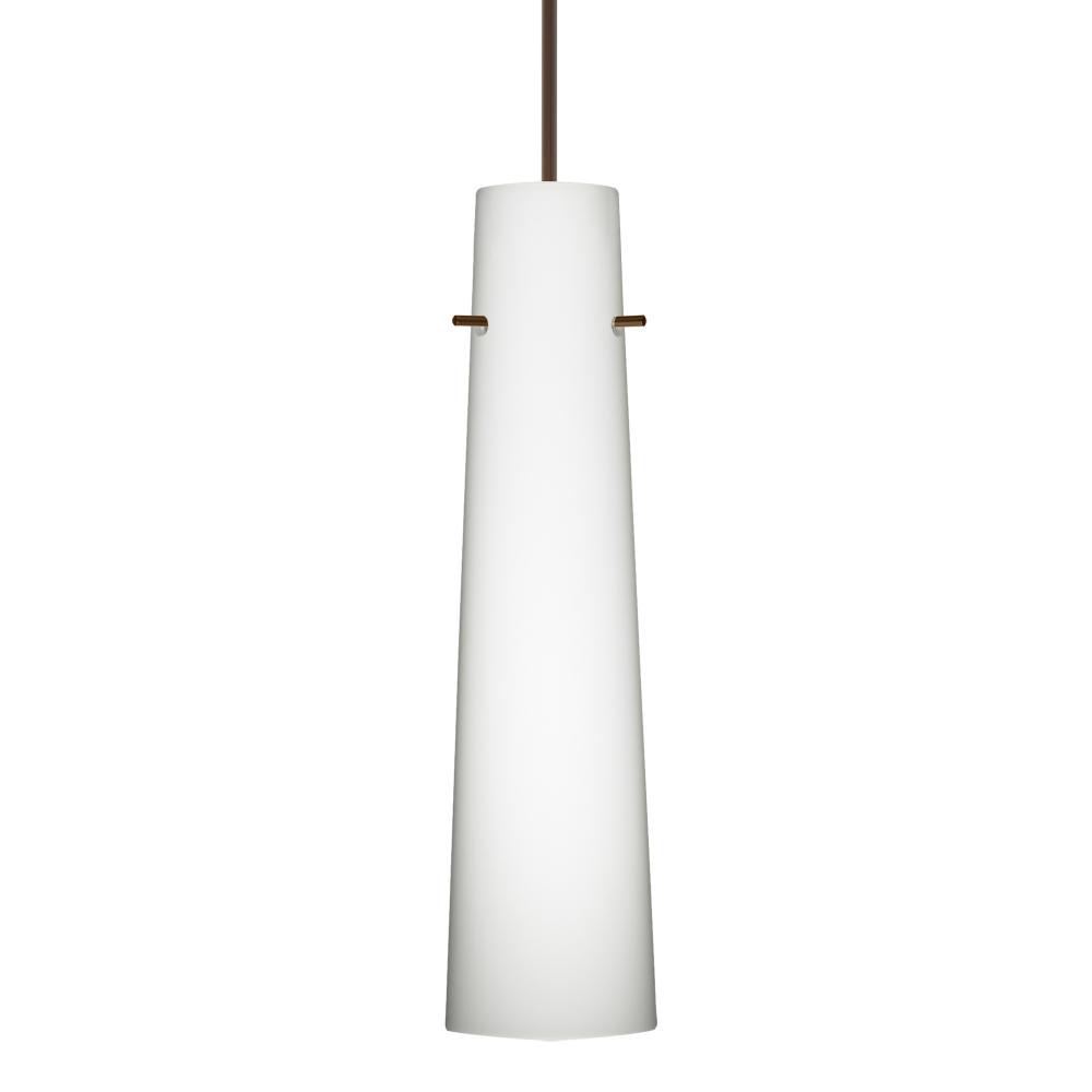 Besa Camino Pendant for Multiport Canopy Bronze Opal Matte 1x50W Halogen