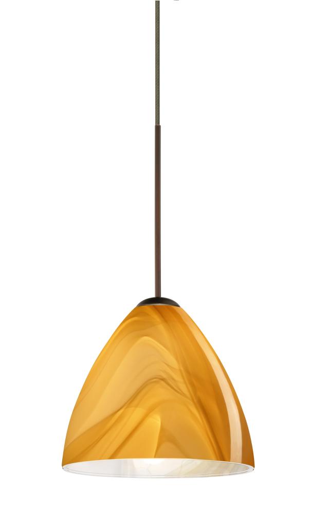 Besa Pendant Mia Bronze Honey 1x50W Halogen