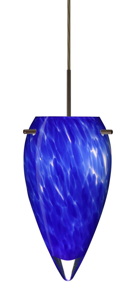 Besa Juli LED Pendant Blue Cloud Bronze 1x9W LED