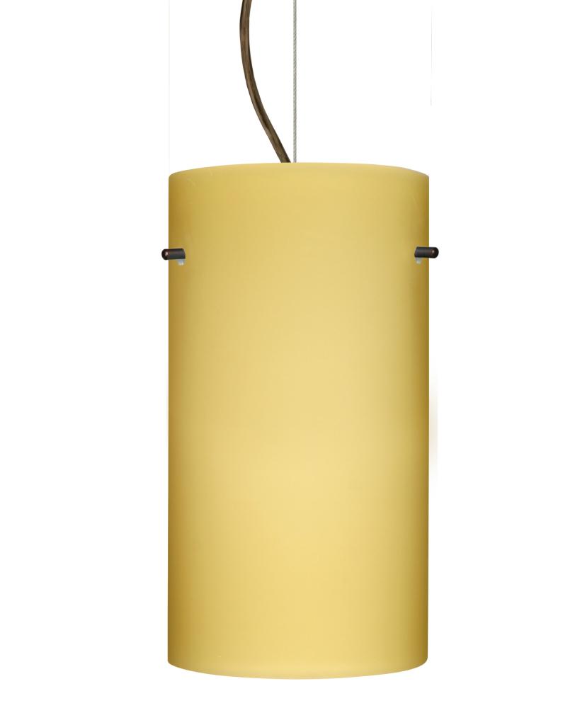 Besa Pendant Tondo 12 Bronze Vanilla Matte 1x150W A21