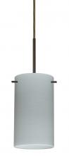 Besa Lighting 1BT-4404KR-LED-BR - Besa Stilo 7 LED Pendant Chalk Bronze 1x9W LED