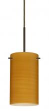 Besa Lighting 1BT-4404OK-LED-BR - Besa Stilo 7 LED Pendant Oak Bronze 1x9W LED