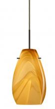 Besa Lighting 1JC-4126HN-LED-BR - Besa Pera 9 LED Pendant Honey Bronze 1x9W LED