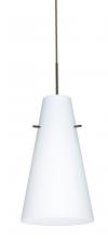 Besa Lighting 1JT-412407-BR - Besa Cierro Pendant Bronze Opal Matte 1x100W Medium Base