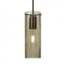 Besa Lighting 1JT-JUNI10LT-BR-L - Besa, Juni 10 Cord Pendant, Latte Bubble, Bronze, 1x60W Medium Base, 15Ft. Cord