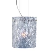 Besa Lighting 1KG-400600-SN - Besa Pendant Tamburo 8 Satin Nickel Clear Stone 1x100W Medium Base