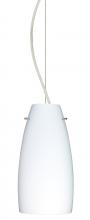 Besa Lighting 1KX-151207-LED-SN - Besa Tao 10 LED Cable Pendant Opal Matte Satin Nickel 1x9W LED