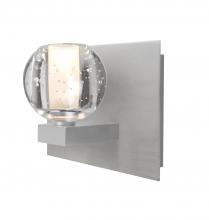 Besa Lighting 1WF-BOCABB-SN - Besa, Boca Vanity, Clear Bubble, Satin Nickel Finish, 1x40W Halogen