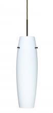 Besa Lighting J-489707-BR-L - Besa Pendant For Multiport Canopy Suzi 14 Bronze Opal Matte 1x100W Medium Base, 15Ft.