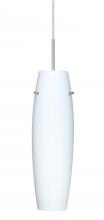 Besa Lighting J-489707-SN-L - Besa Pendant For Multiport Canopy Suzi 14 Satin Nickel Opal Matte 1x100W Medium Base,