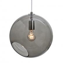 Besa Lighting J-MAESTRO12SM-SN-L - Besa, Maestro 12 Cord Pendant for Multiport Canopy for Mulitport Canopy, Smoke, Satin