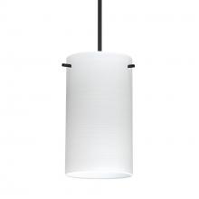 Besa Lighting RXP-4404KR-BK-L - Besa Stilo 7 Pendant Black Chalk 1x50W Halogen, 15Ft. Cord