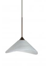 Besa Lighting X-191352-BR - Besa Pendant For Multport Canopy Hoppi Bronze Marble 1x50W Halogen