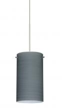 Besa Lighting X-4404TN-SN - Besa Stilo 7 Pendant for Multiport Canopy Satin Nickel Titan 1x50W Halogen