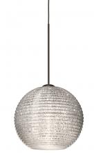 Besa Lighting X-4615GL-BR - Besa Pendant For Multiport Canopy Kristall 6 Bronze Glitter 1x35W Halogen