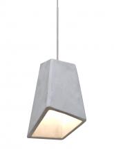 Besa Lighting XP-SKIPNA-LED-SN - Besa Skip Cord Pendant, Natural, Satin Nickel Finish, 1x9W LED