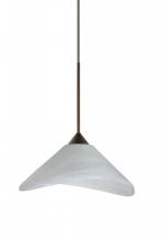 Besa Lighting 1XP-191352-BR - Besa Pendant Hoppi Bronze Marble 1x50W Halogen