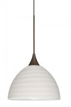 Besa Lighting 1XP-4679KR-BR - Besa Pendant Brella Bronze Chalk 1x50W Halogen