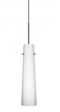 Besa Lighting XP-567407-BR - Besa Camino Pendant Bronze Opal Matte 1x50W Halogen