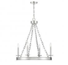 Savoy House 1-4403-4-109 - Seville 4-Light Chandelier in 
Polished Nickel