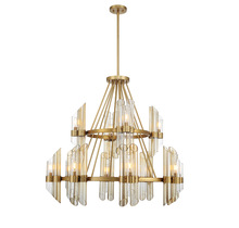 Savoy House 1-9106-12-322 - Biltmore 12-Light Chandelier in Warm Brass