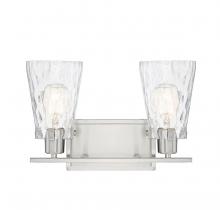 Savoy House 8-4508-2-SN - Vaughan 2-Light Bathroom Vanity Light in Satin Nickel