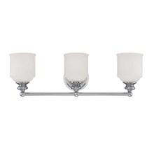 Savoy House 8-6836-3-11 - Melrose 3-Light Bathroom Vanity Light in Polished Chrome