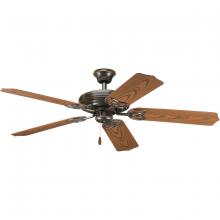 Progress P2502-20 - AirPro Collection 52" Five-Blade Indoor/Outdoor Ceiling Fan