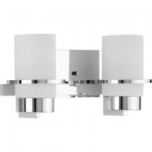 Progress P300414-015 - Reiss Collection Two-Light Modern Farmhouse Polished Chrome Vanity Light