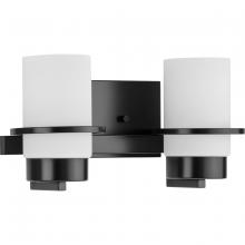 Progress P300414-31M - Reiss Collection Two-Light Modern Farmhouse Matte Black Vanity Light