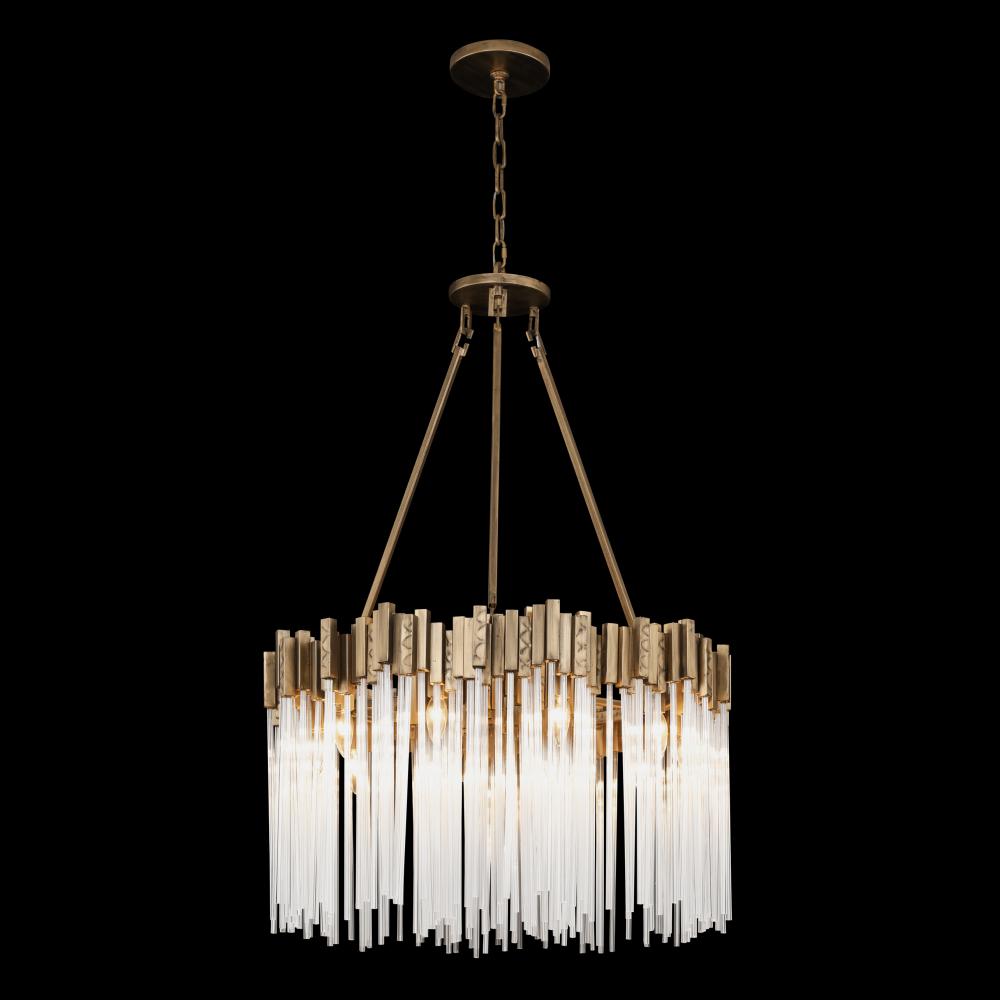 Matrix 10-Lt Pendant - Havana Gold