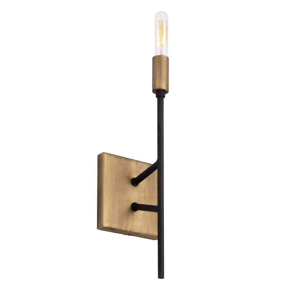 Bodie 1-Lt ADA Sconce - Havana Gold/Carbon