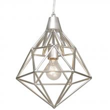 Varaluz 236P01SV - Facet 1-Lt Mini Pendant - Silver Leaf