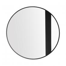 Varaluz 4DMI0115 - Cadet 30-in Round Accent Mirror in Black