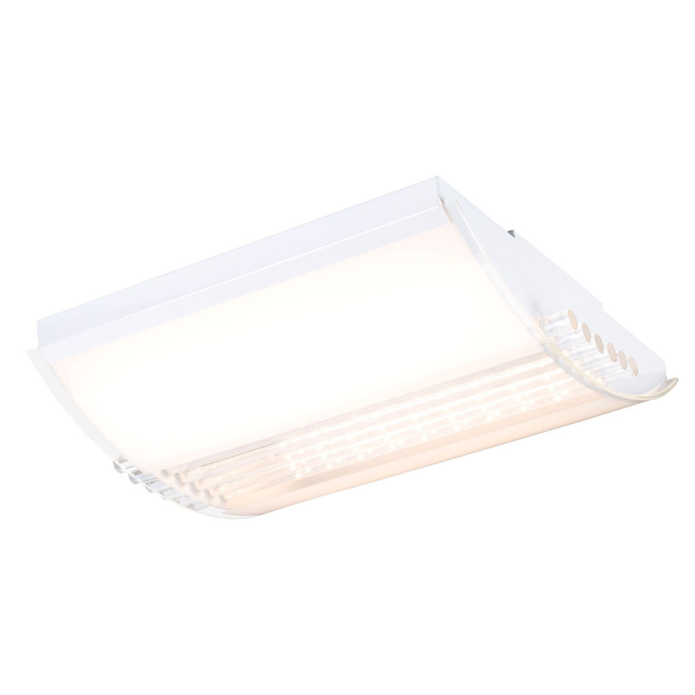 2x9W LED Ceiling Light w/ Satin Finish