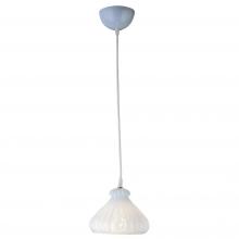 PLC Lighting 2005 WH/WH - PLC 1 Light Mini Pendant Capricio-II Collection 2005 WH/WH