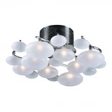 PLC Lighting 96944PC - 1 Eight light ceiling light from the Comolus collection