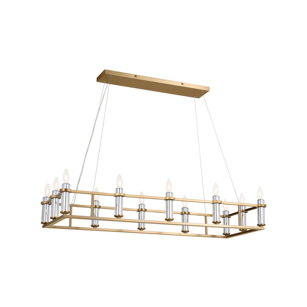 Linear Chandelier 12Lt