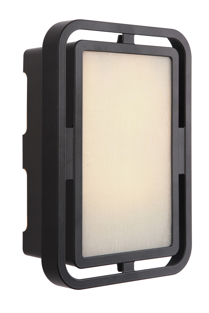 LED Metal Frame w/ Linen Glass