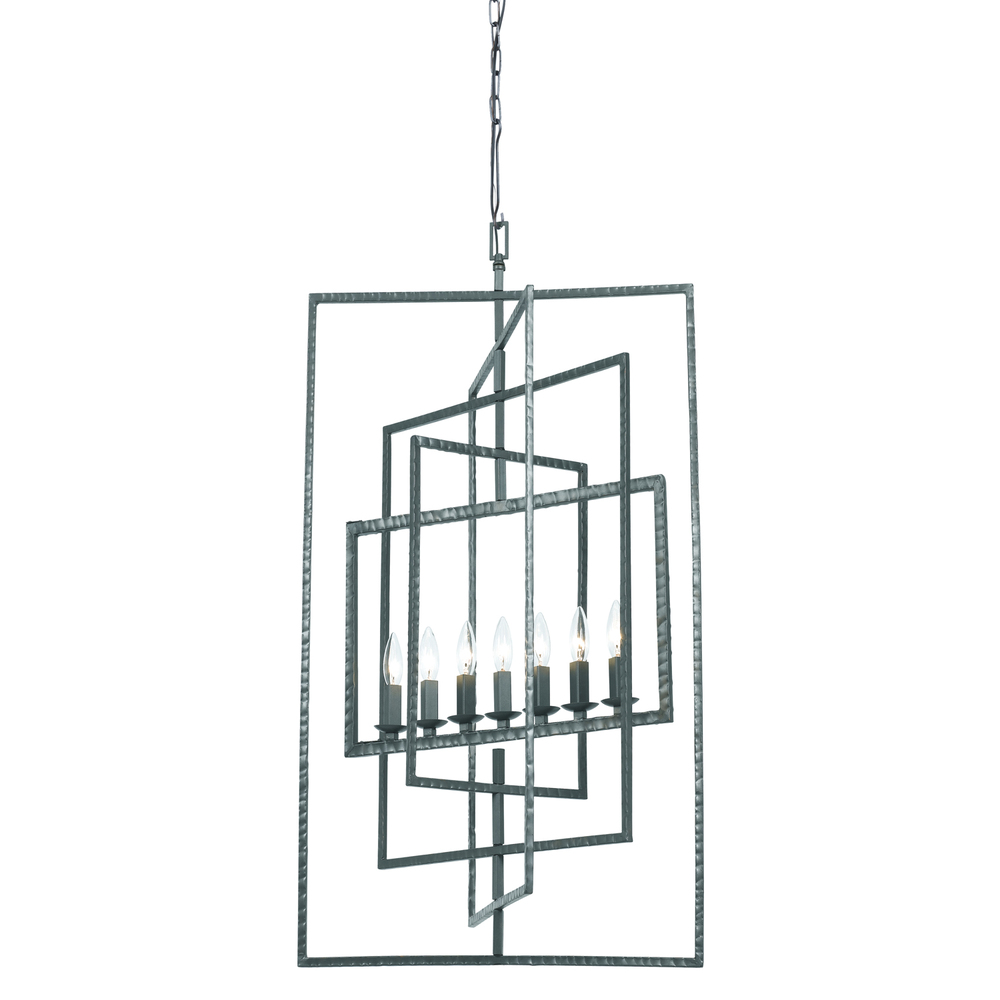 Capri 7 Light Gray Chandelier