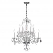 Crystorama 5080-CH-CL-SAQ - Traditional Crystal 10 Light Spectra Crystal Polished Chrome Chandelier