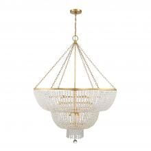 Crystorama 614-GA - Rylee 15 Light Antique Gold Chandelier