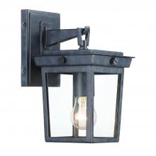 Crystorama BEL-A8061-GE - Belmont 1 Light Graphite Outdoor Sconce