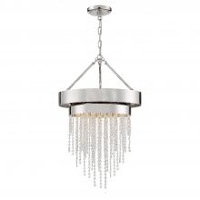 Crystorama CLA-A3205-PN-CL-MWP - Clarksen 5 Light Polished Nickel Chandelier