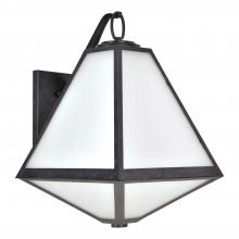 Crystorama GLA-9702-OP-BC - Brian Patrick Flynn for Crystorama Glacier 3 Light Black Charcoal Outdoor Sconce