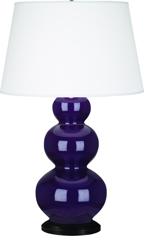 Amethyst Triple Gourd Table Lamp