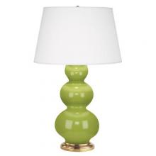 Robert Abbey 313X - Apple Triple Gourd Table Lamp