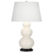 Robert Abbey 344X - Bone Triple Gourd Table Lamp